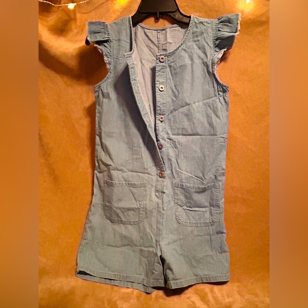 Denim Romper Like New